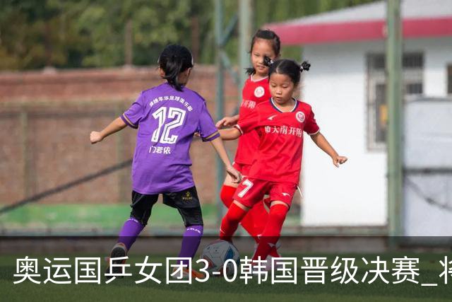 奥运国乒女团3-0韩国晋级决赛 将与德日胜者争冠
